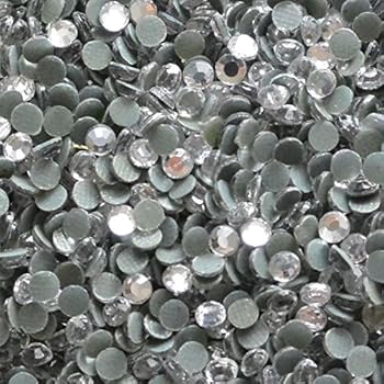 Sparkle Nation 3mm (10ss) Hot Fix Rhinestones 40 Gross Approx 5760 Stones by Weight (Crystal Clear)