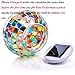 Senbowe™ Solar Powered Mosaic Glass Ball LED Garden Lights,Color Changing Solar Table Lamps,Waterproof Solar Outdoor Lights for Christmas,Home,Yard, Patio,Ideal Gifts - 5.12 4.13 in