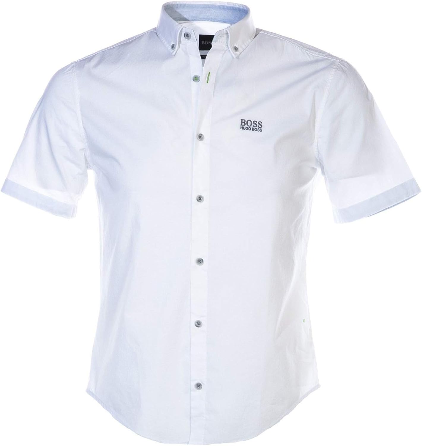 hugo boss white short sleeve shirt
