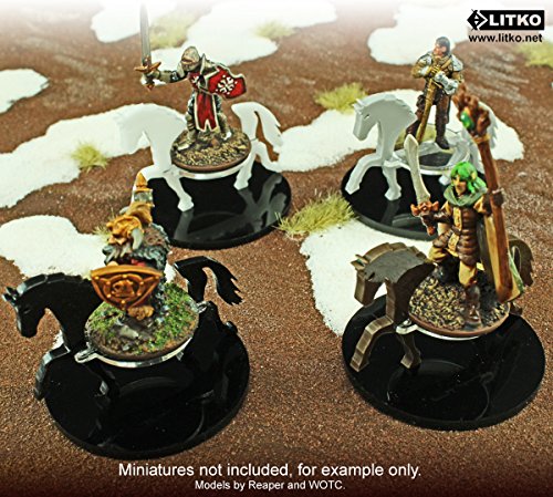 Horse, Character Mount Marker, Grey, 50mm Base (1)