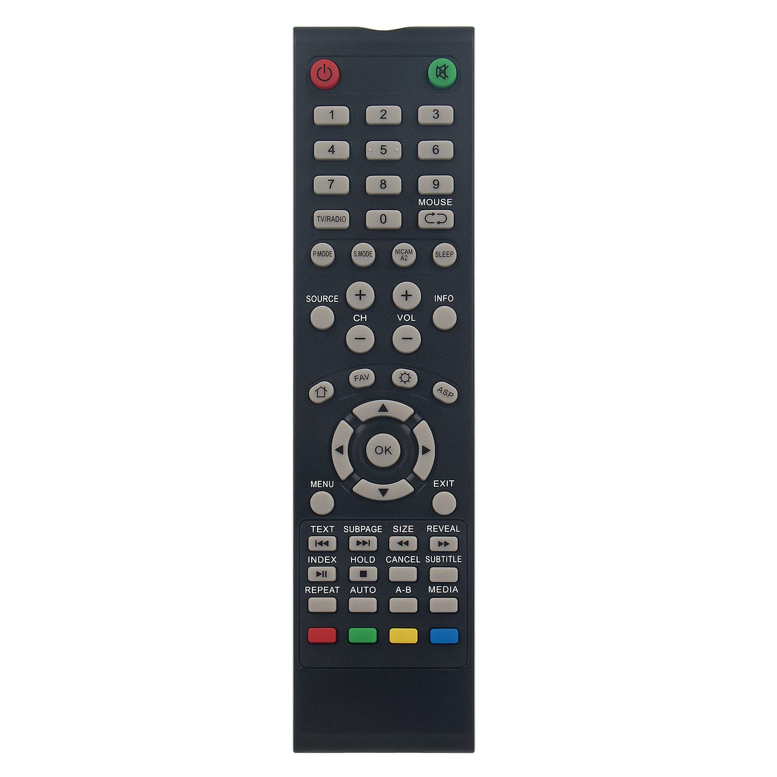 ALLIMITY Replace Remote Control fit for Q.BELL QBELL TV QT49K02 QT24D02 QT40S03 QT55K03 QT32A02 QT32S02