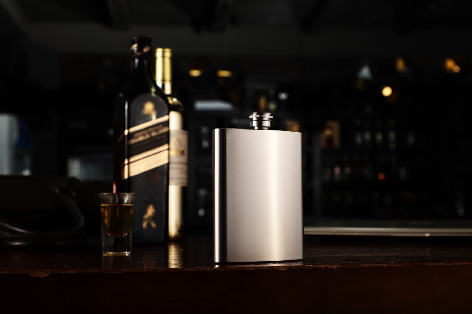 Photo 1 of HIDORAN 8oz Hip Flask Funnel Set Stainless Steel Pocket Container