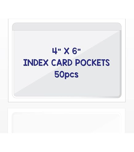 Lot De 40 Pochettes Autocollantes Transparentes 10x6 Cm – Porte-Cartes, Porte-Étiquettes Adhésifs Pour Dossiers, Étagères, Stockage