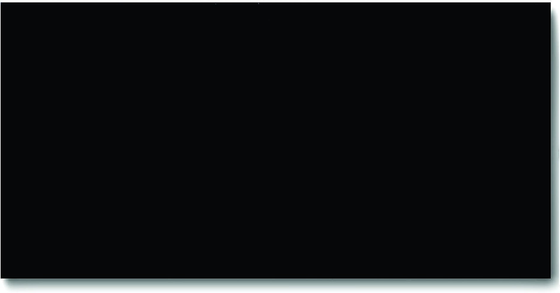 25 Dry Erase Magnet Shelf Labels 1" x 3" - Black - 20 mil