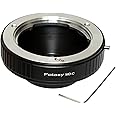 Fotasy MD Lens to C Mount Adapter, Minolta MD Lens to 16mm Cine Mount Adapter, Compatible with Cine Movie Making System/C Mount CCTV Camera/C-Mount Microscope Cameras