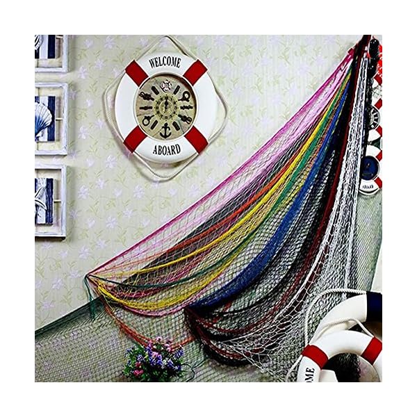 MagiDeal-Welcome-Blue-Nautical-Wall-Decor-Ship-Boat-Ring-Life-Buoy-Preserver-14cm