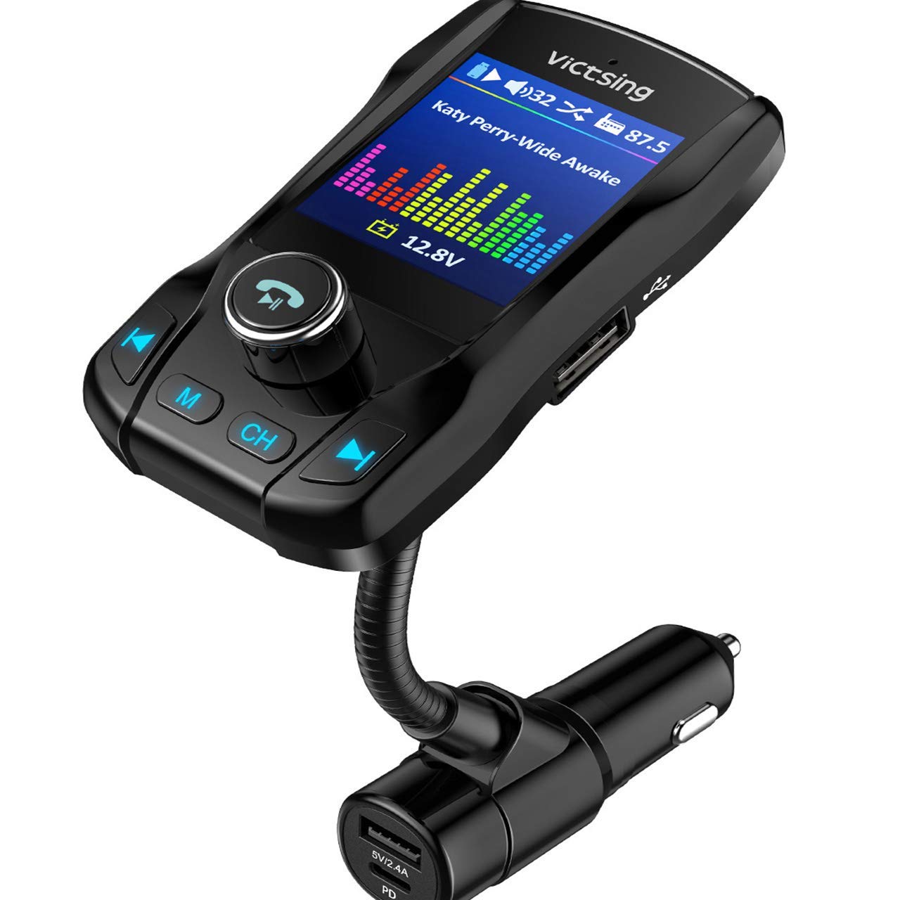 Victsing Wireless Bluetooth Fm Transmitter Car Radio Music Player