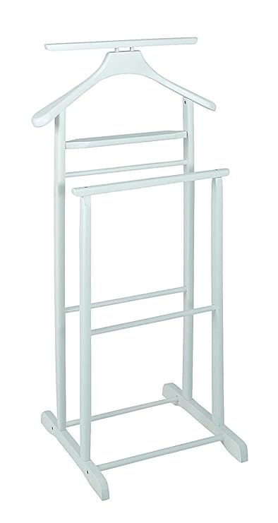 HAKU Möbel 30269 Herrendiener 47 x 36 x 102 cm, weiß