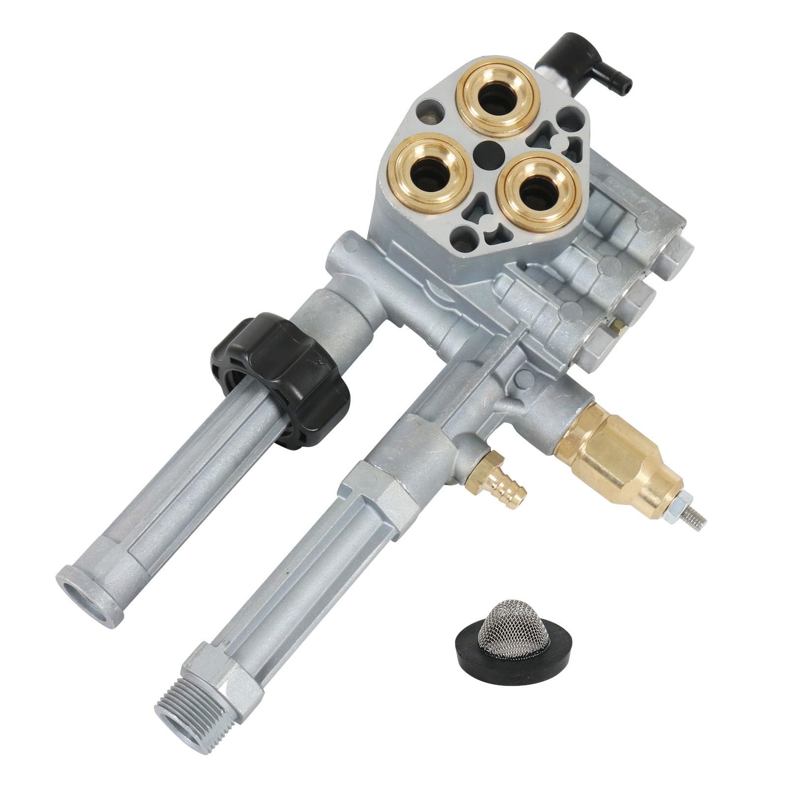 Photo 1 of RALZAOTO Complete Pump Head with Unloader & Installed Thermal Relief Valve Replacement for Annovi Reverberi Pressure Washer Pump Head AR43361 SRMW2.3G28 SRMW2.4G28