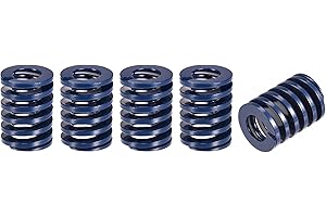 uxcell 3D Printer Die Spring, 5pcs 20mm OD 25mm Long Spiral Stamping Light Load Compression Mould Die Springs for 3D Printer 