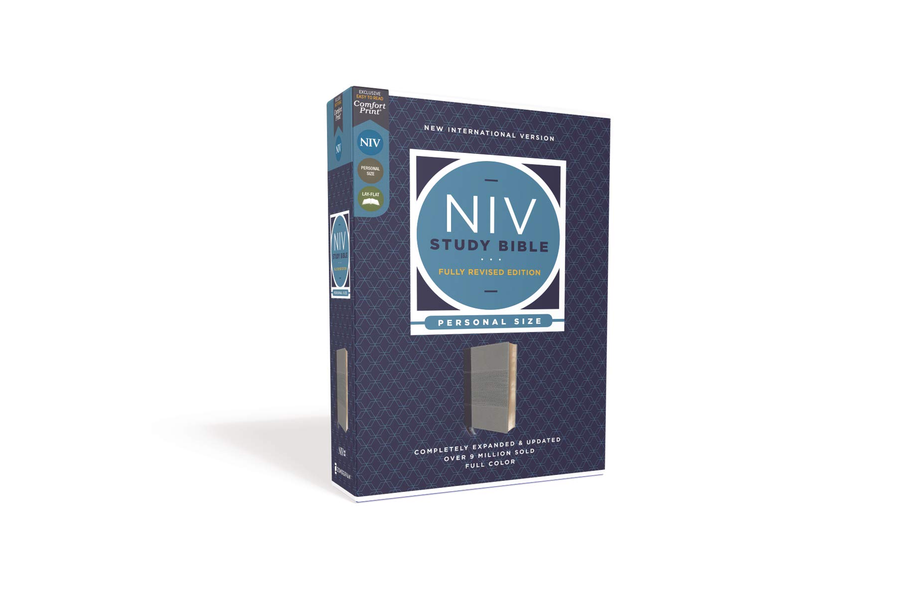 NIV Study Bible, Fully Revised Edition (Study Deeply. Believe Wholeheartedly.), Personal Size, Leathersoft, Navy/Blue, Red Letter, Comfort Print NIV Study Bible, Fully Revised Edition (Study Deeply. Believe Wholeheartedly.), Personal Size, Leathersoft, Navy/Blue, Red Letter, Comfort Print Imitation Leather