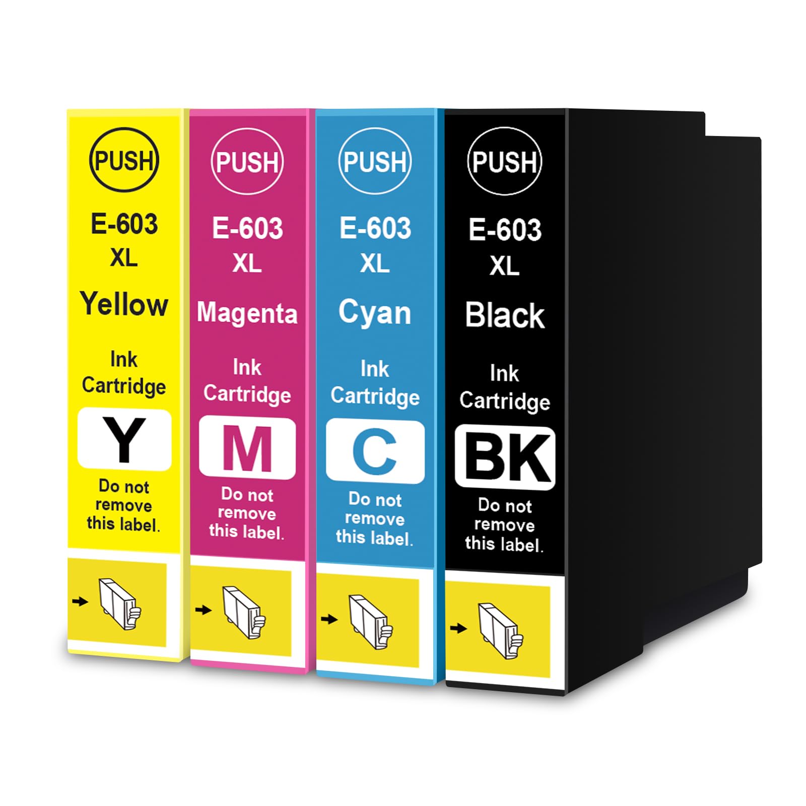 XemaX WF-2840DWF XP-4150 XP-4155 XP-2155 XP-3150 XP-2150 Ink Cartridges Replacement for Epson 603XL Multipack for Epson XP4150 XP2100 XP-2100 XP3100 XP3150 WF2830 WF2810 XP4100 XP3105 WF2850 WF2870DWF