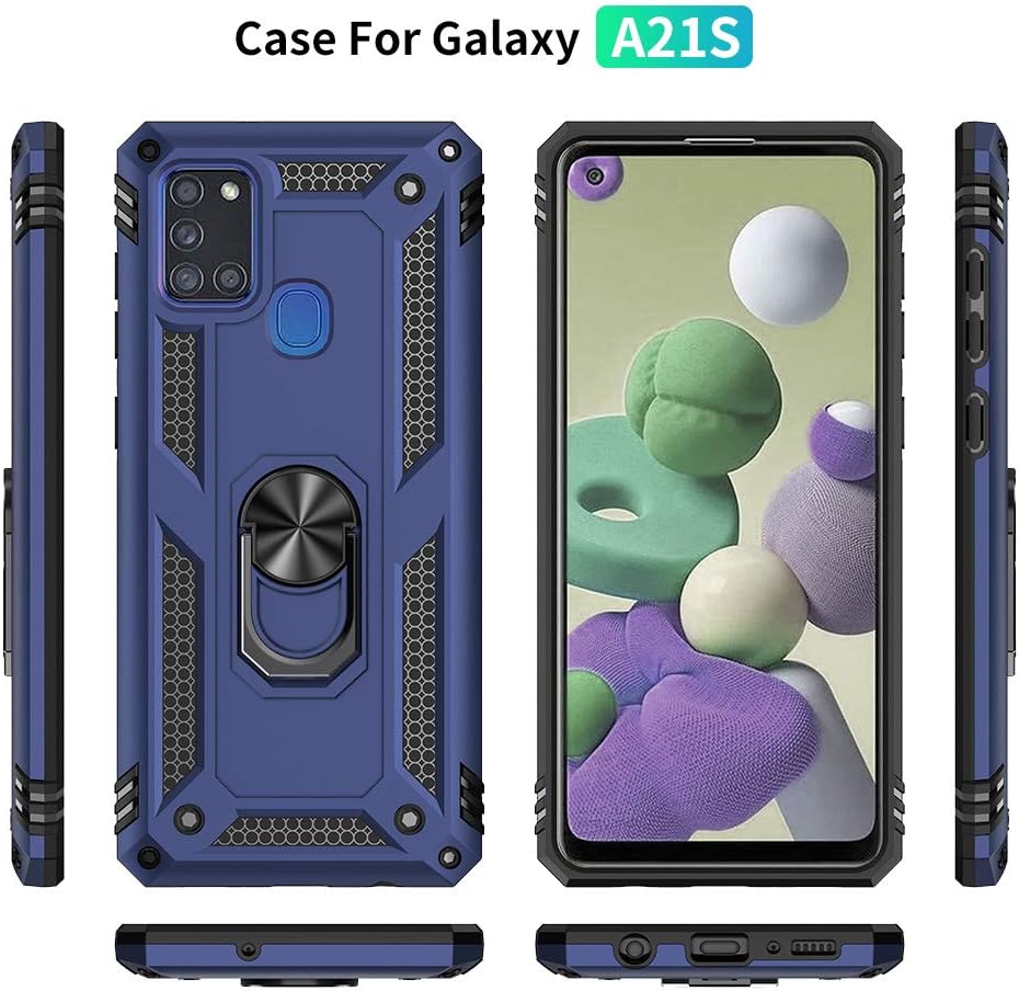 Yiakeng Case for Samsung Galaxy A21s, Samsung A21s Case, and Screen Protector - Image 5