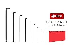 TEKTON Short Arm Ball End Hex L-Key Set with