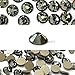 144 Swarovski 2058 Xilion / NEW 2088 Xirius 16ss 4mm flatback rhinestones ss16 BLACK DIAMOND F