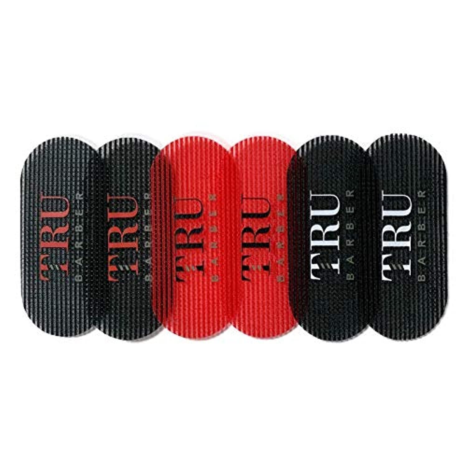 TRU BARBER Hair Grippers for Men and Women - Salon and Barber, Hair Clips for Styling, Sectioning, Cutting and Coloring, Nonslip Grips Barber shop hair clip barbershop pack 6 units