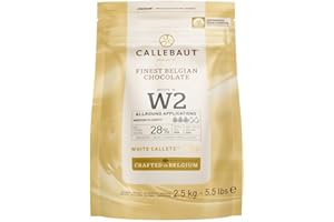 Callebaut W2NV 28% "Select" White Chocolate Easymelt Chips (Callets) (1 x 2.5 kg)