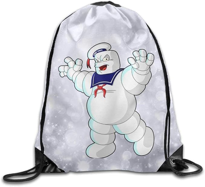 HiExotic EcoFriendly Mochilas Marshmallow Unisex Drawstring Backpack