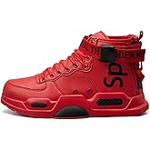 Ahico Mens Fashion Sneakers High Top Walking Shoes Sport Athletic Casual Shoe Vogue Stylish Men