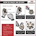 Rockland Guard Professional Oyster Shucking Knife Set - Includes 3.5