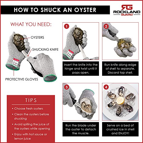 2 Rockland+Guard+Oyster+Shucker+Non+Slip