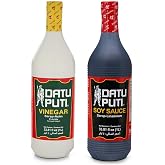 Datu Puti Vinegar and Soy Sauce Value Pack - 1 liter bottle of each