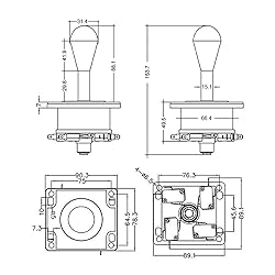 EG STARTS 2 Player Arcade Game DIY Kits Ellipse