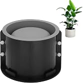 Osilifen Big Round Silicone Planter Mold, 7 Inch Large Round Concrete Molds for Cylinder Flower Pot Making, DIY Handcraft