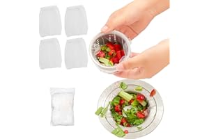 100-Pack Drain Covers for Sourdough, Sink Strainer Pouches, Disposable Dishwashing Sink Drain, Anti-Clogging Fine Mesh Food C
