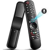 Magic Remote for LG-Smart-TV Remote Control Replacement with Pointer and Voice Function Compatible for 2017-2023 LG UHD OLED QNED NanoCell 4K 8K Models TVs