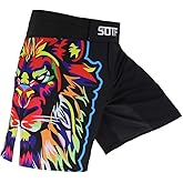 SOTF Men Breathable Running Shorts MMA Boxing Fitness Sports Shorts