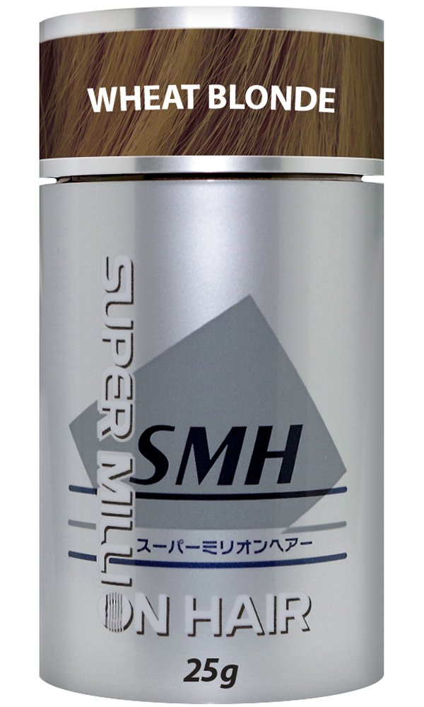 Super Million Hair - 1 x 25g Hair Building Fibres - No.7 Wheat Blonde
