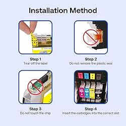 LC406 Ink Cartridges Compatible for Brother LC406XL
