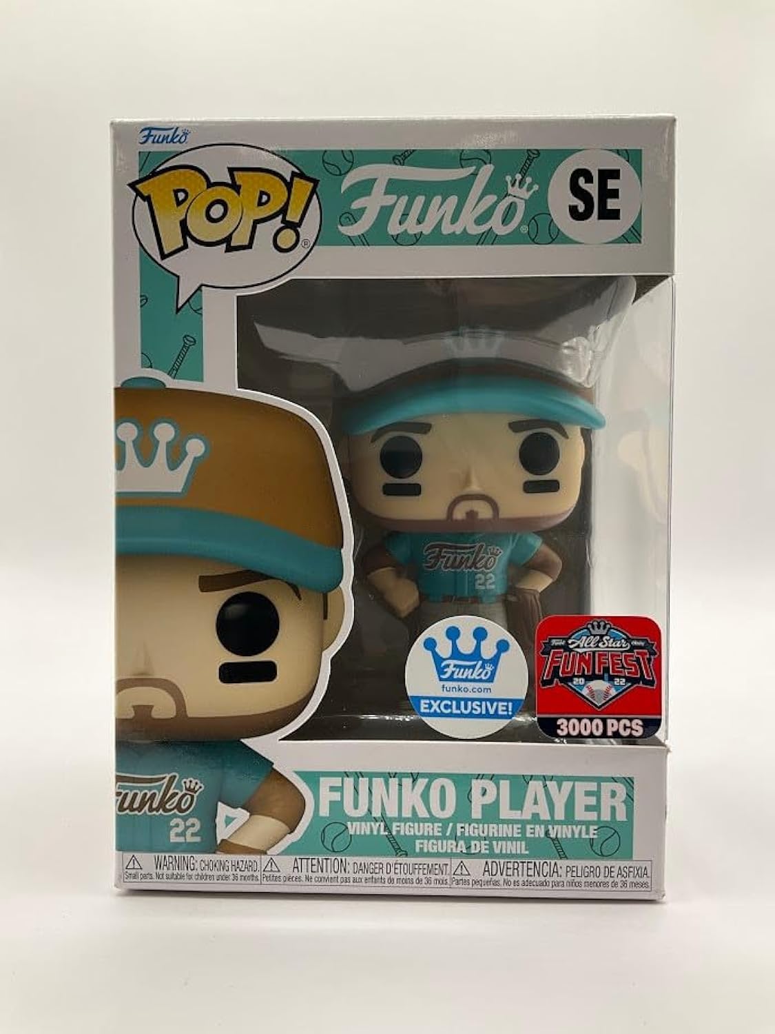Funko POP! Funko Baseball Player Funko Shop Exclusive All Star FunFest 2022 LE3000