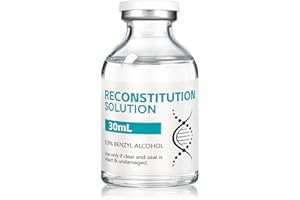 Mixrug Reconstitution Solution in Premium Glass Vials with Rubber Stoppers (1 Pack of 30 ml)