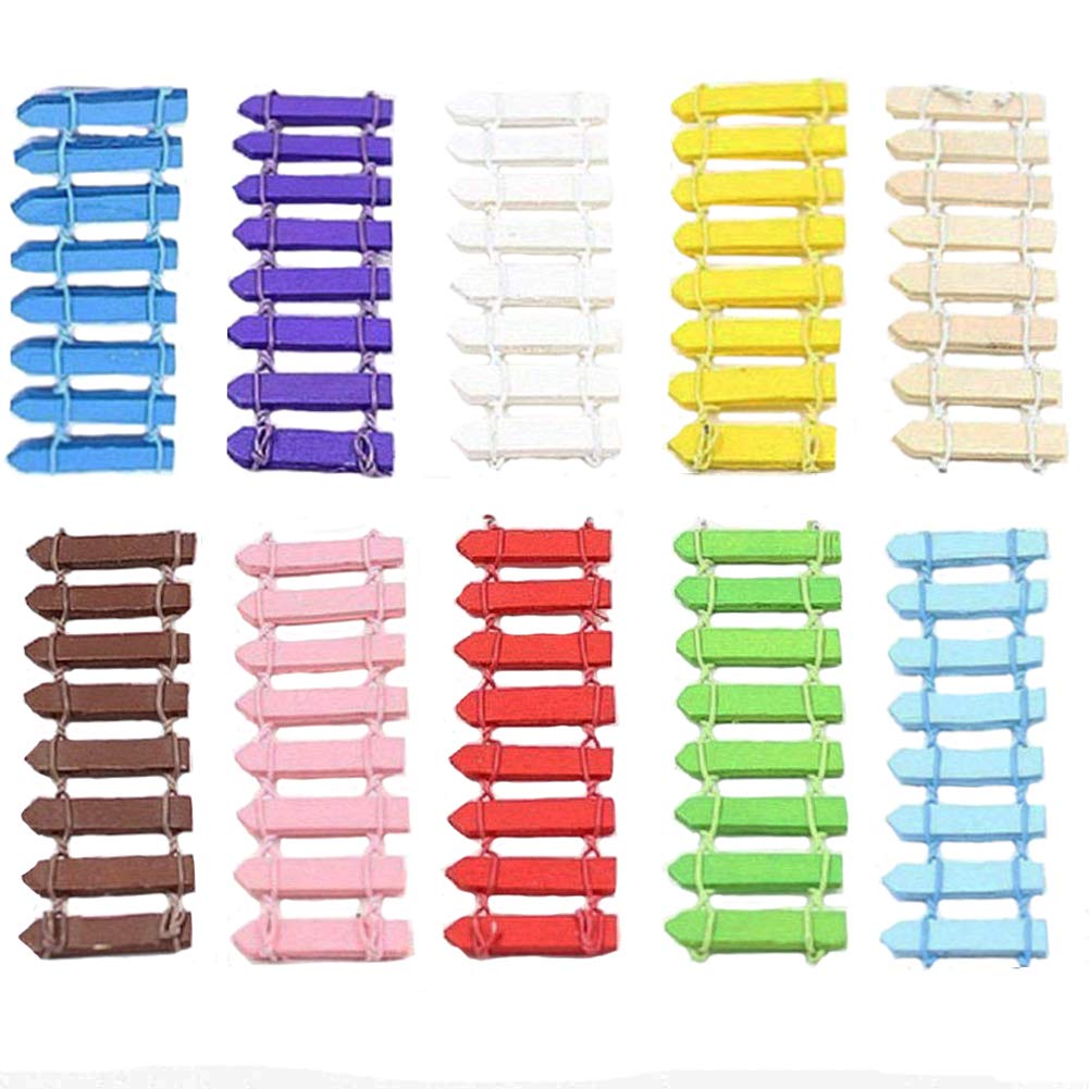 Best miniature fairy garden white wood picket fence