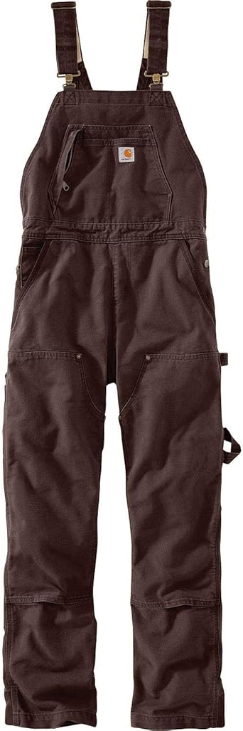 weathered duck unlined wildwood bib overall