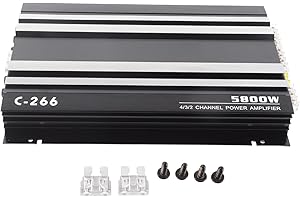 5800W 12V Full-Range Amplifier Car Amplifier High Power Amp Hi-Fi Portable Audio Stereo Sound Subwoofer