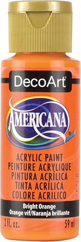 DecoArt Americana Acrylic Bright Orange 59 ml Multi-Purpose Paint