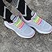 LattoGe No Tie Silicone Shoelaces Tieless Elastic Lace Lock Bands for Kids, Adults Athletic Running Shoe Laces,Seakers (Kids Size Colorful) …