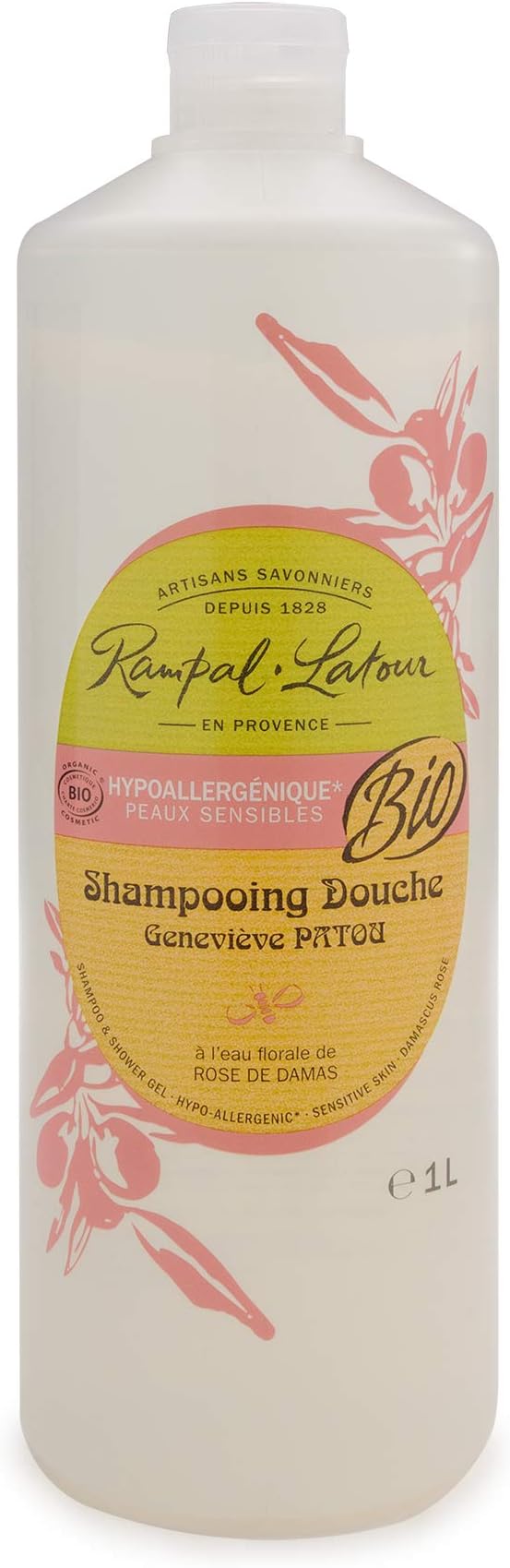 Rapal LATOUR BIOSH1LROSE6 Organic Shampoo - Pack of 3