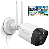 OOSSXX 5MP Security Wireless Camera System Outdoor Exterior Cameras | 130&deg; Wide Angle, 2-Way Audio, PIR/AI Huamn Detection, Dual Antennas for 55% Longer Range WiFi, IP66, Free APP Remote Control