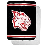 Davidson College Primary Logo Stripes Sherpa