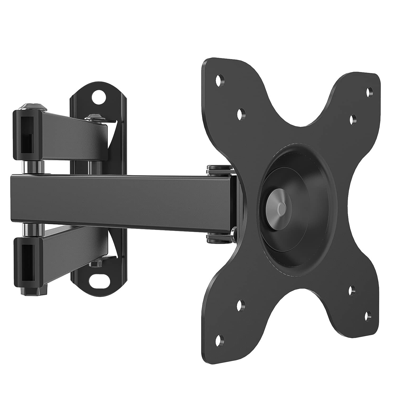 Photo 1 of WALI TV Wall Mount Articulating LCD Monitor Full Motion 15 inch Extension Arm Tilt Swivel for Most 13 to 32 inch LED TV Flat Panel Screen with Mounting Holes up to 100x100mm (1330LM), Black