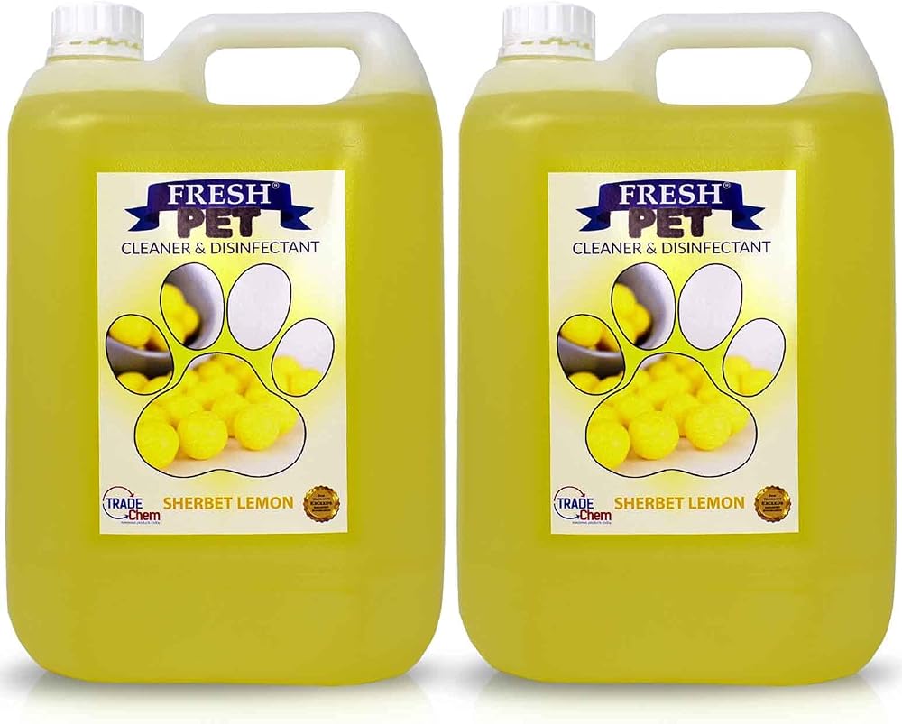 Trade Chemicals Fresh Pet Urine Odour Remover 2 x 5L Sherbet Lemon