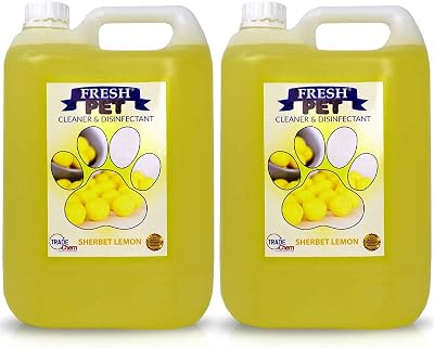 Trade Chemicals Fresh Pet Urine Odour Remover 2 x 5L Sherbet Lemon