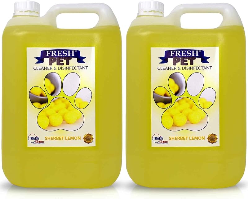 Trade Chemicals Fresh Pet Urine Odour Remover 2 x 5L Sherbet Lemon