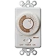 Woods 59745 59745WD 24-Hour Mechanical Converts A Wall Light Switch to Timer (White)