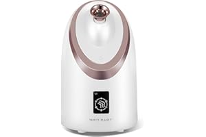 Senia Hot and Cold Facial Steamer by Vanity Planet - Detoxifying Aromatherapy Facial Steamer with Smart Steam Technology - Unclog Pores & Blackheads Cleaner Detoxifies, Cleanses & Moisturizes Skin