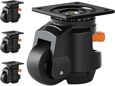 VEVOR Leveling Casters 4pk 2200lbs 2.5in Heavy Duty Swivel Workbench Machine
